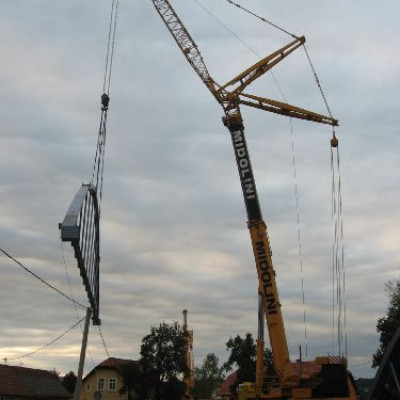 Montaža mostu