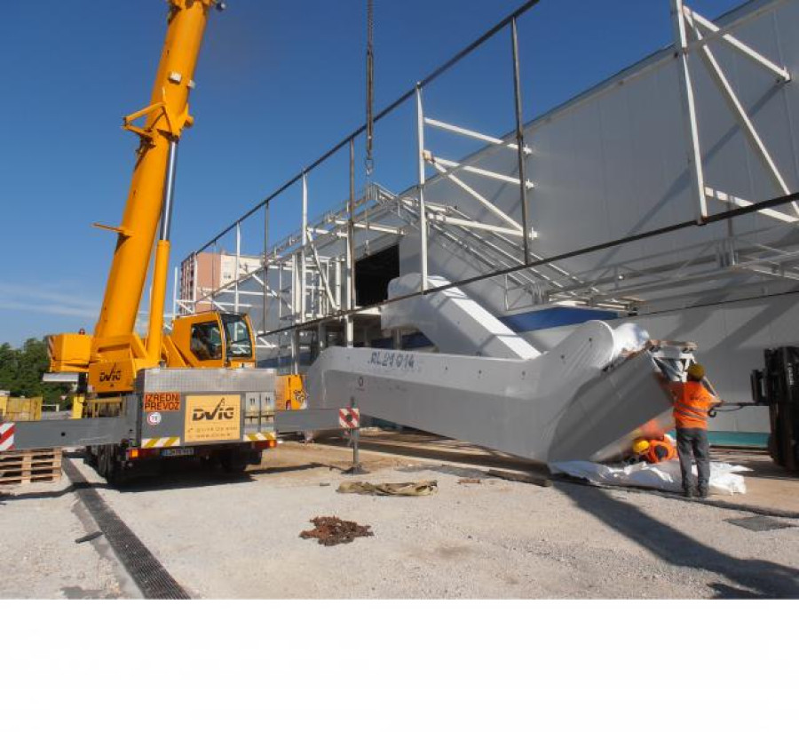 Installation of escalators and ramps